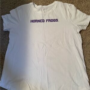 lululemon athletica White Tee with Purple Print